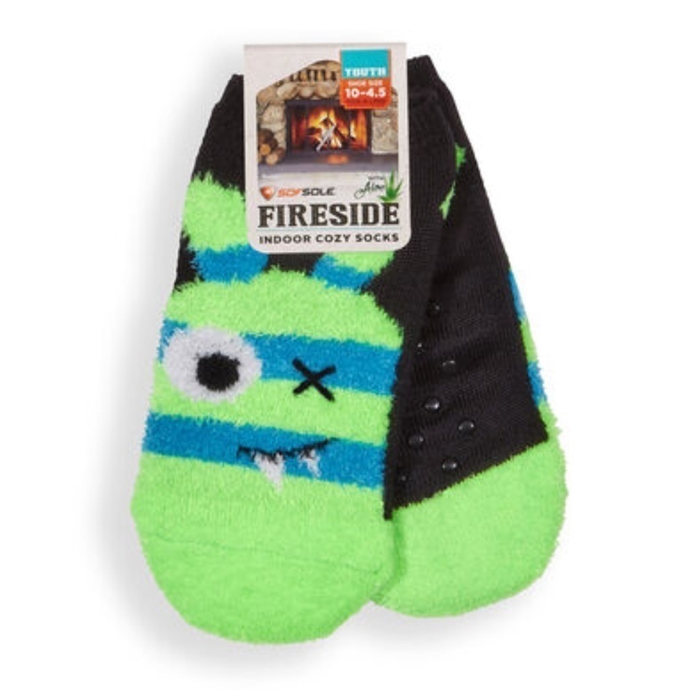 New Sof Sole Youth Fireside Indoor Lodge Socks Kids Shoe Sizes 10 - 4.5
